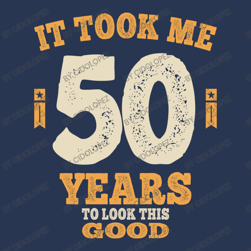 50 Years - It Took Me 50 Years To Look This Good Men Denim Jacket by cidolopez | Artistshot