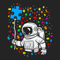 Autism T  Shirt Astronaut Balloon Autism Space T  Shirt 3/4 Sleeve Shirt | Artistshot