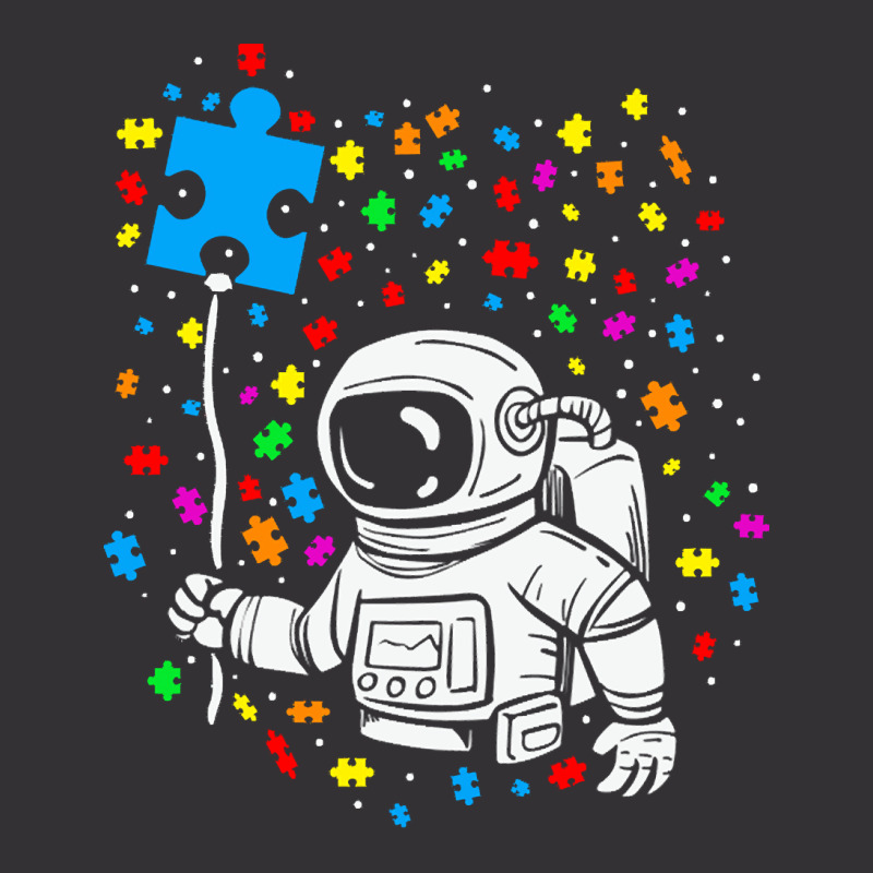 Autism T  Shirt Astronaut Balloon Autism Space T  Shirt Vintage Short by abigayle98988 | Artistshot