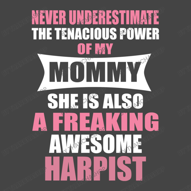 Never Underestimate Mommy Harpist Basic T-shirt | Artistshot