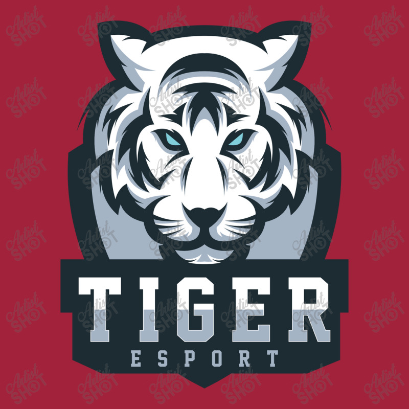 Tiger White Vector Basic T-shirt | Artistshot