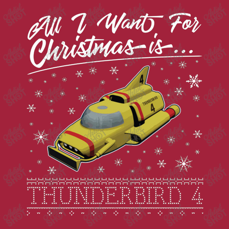 All I Want For Christmas Is Thunderbird 4 Thunderbirds Basic T-shirt | Artistshot