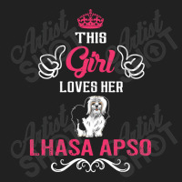 This Girl Loves Her Lhasa Apso. Cool Gift Basic T-shirt | Artistshot