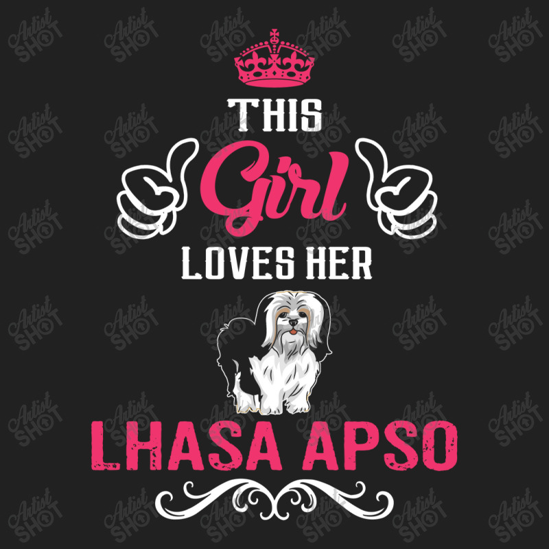 This Girl Loves Her Lhasa Apso. Cool Gift Basic T-shirt | Artistshot