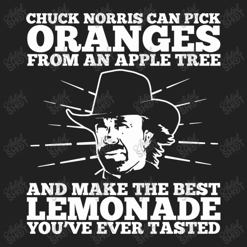 Chuck Norris Can Pick Oranges From An Apple Tree Basic T-shirt by gedongbayi | Artistshot