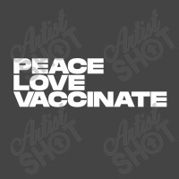 Peace Love Vaccinate Basic Youth T-shirt | Artistshot