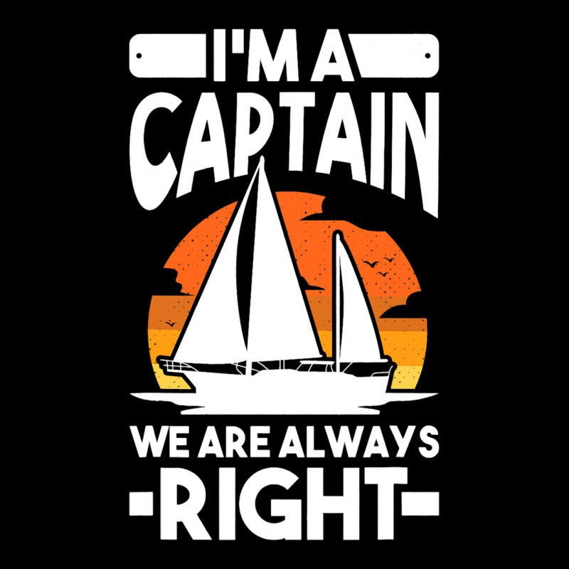 Captain Sailing Boat Boater Sailor Captain 4 Pocket T-Shirt by AamiraMelon | Artistshot