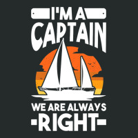 Captain Sailing Boat Boater Sailor Captain 4 Women's Triblend Scoop T-shirt | Artistshot