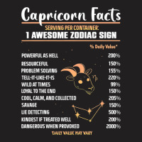 Capricorn Facts Birthday Zodiac Sign 2 T-shirt | Artistshot