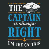 Boat Captain Motorboat Boating Sailing Sailor Boat Women's Triblend Scoop T-shirt | Artistshot