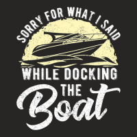 Boat Captain Motorboat Boating Sailing Sailor Boat Ladies Fitted T-shirt | Artistshot