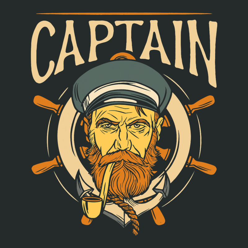 Captain Ship Skipper Boat Owner Lover Women's Triblend Scoop T-shirt by RebeccaBradi | Artistshot