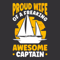 Captains Wife Sailing Boat Boater Sailor Captain 2 Vintage Hoodie | Artistshot