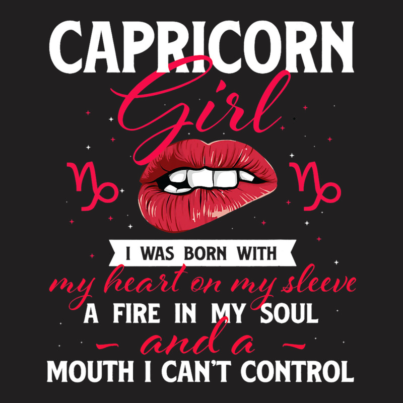 Capricorn Girl Horoscope Astrology Zodiac Sign Bir T-shirt | Artistshot