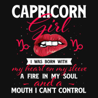 Capricorn Girl Horoscope Astrology Zodiac Sign Bir Graphic T-shirt | Artistshot