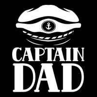 Captain Dad Boat Owner Ship Skipper Lover Father D Adjustable Cap | Artistshot