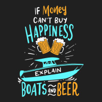 Boating If Money Cant Buy Happiness Explain Boats  Ladies Polo Shirt | Artistshot