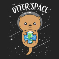 Otter Space T  Shirt Otter Space Cute Funny Sea Otter Astronaut Milky 3/4 Sleeve Shirt | Artistshot