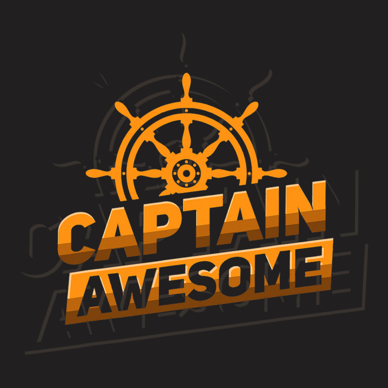 Captain Awesome Anchor Sailing Sailor Sail T-shirt | Artistshot