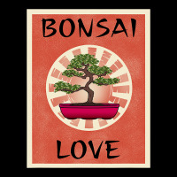 Bonsai Love Miniature Tree Plant Gardening Lover M Fleece Short | Artistshot