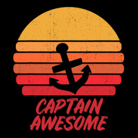 Captain Awesome Gift I Anchor Sailing Sailor Sail Adjustable Cap | Artistshot