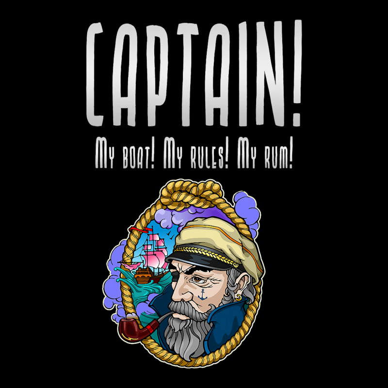 Captain Boat Sailor Seafaring Funny Captain Adjustable Cap | Artistshot