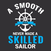 A Smooth Sea Never Made A Skilled Sailor Anchor Re Vintage Hoodie | Artistshot