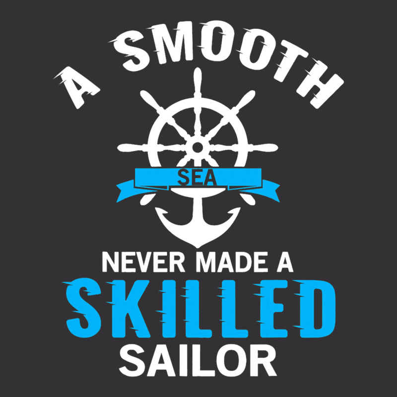 A Smooth Sea Never Made A Skilled Sailor Anchor Re Vintage Hoodie | Artistshot