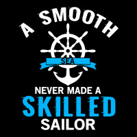 A Smooth Sea Never Made A Skilled Sailor Anchor Re Fleece Short | Artistshot