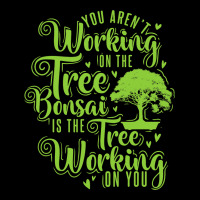 Arent Working On Tree Bonsai Treeworking On You Cropped Sweater | Artistshot