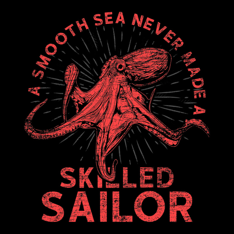 A Smooth Sea Never Made A Skilled Sailor Octopus Lightweight Hoodie by KamariSalisbur | Artistshot