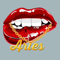 Aries Girl Juicy Lips Gold Chain Astrology Zodiac  Unisex Sherpa-lined Denim Jacket | Artistshot