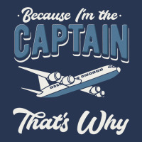 Because Im The Captain Thats Why Airline Pilot Avi Men Denim Jacket | Artistshot