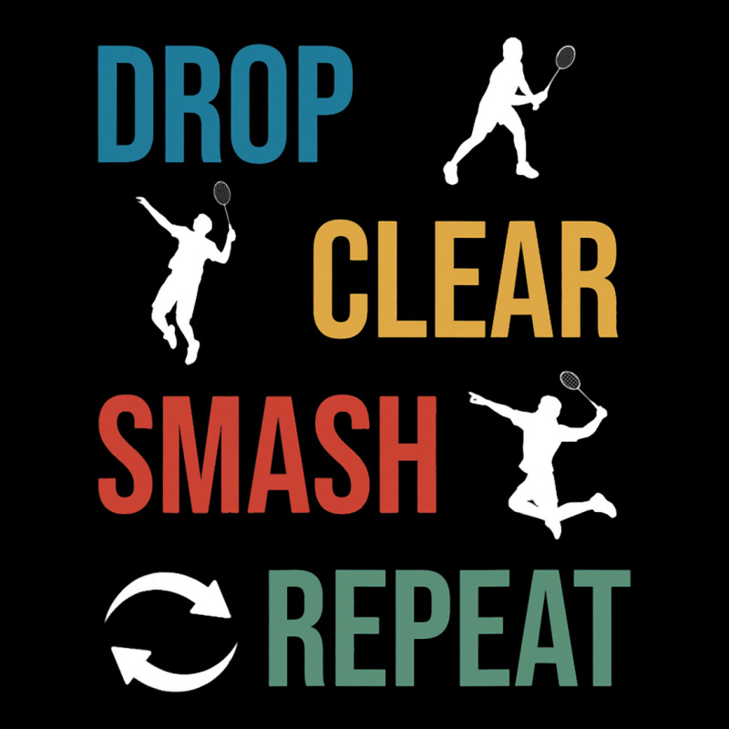 Badminton Drop Clear Smash Repeat Club Pocket T-shirt | Artistshot