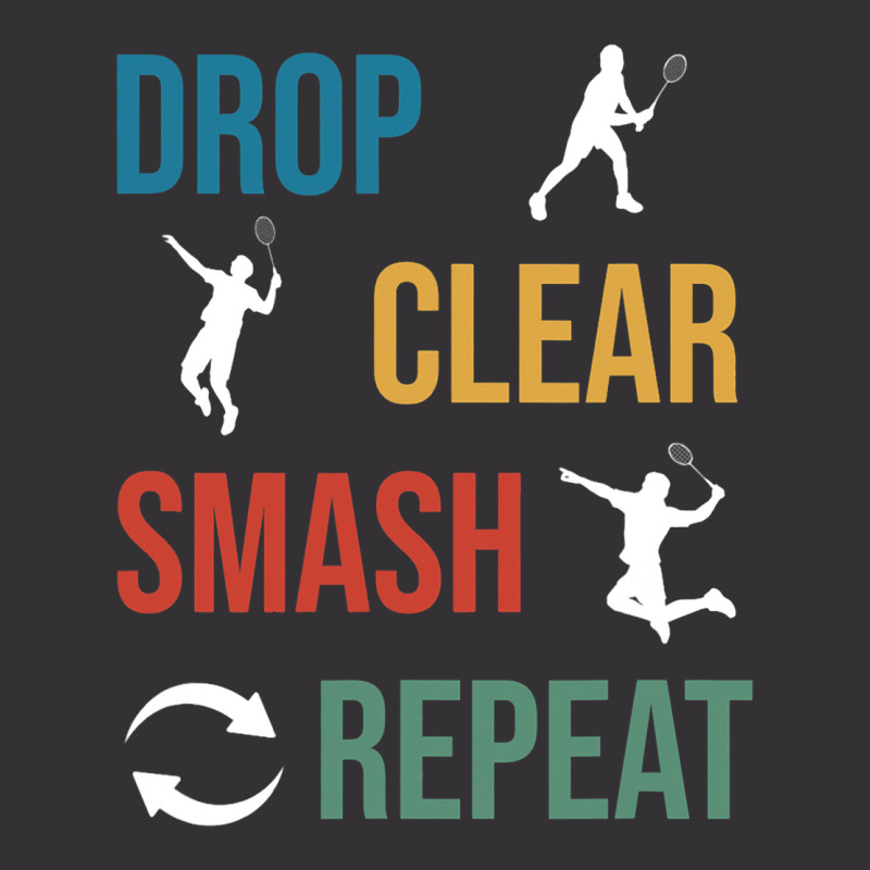 Badminton Drop Clear Smash Repeat Club Vintage Short | Artistshot