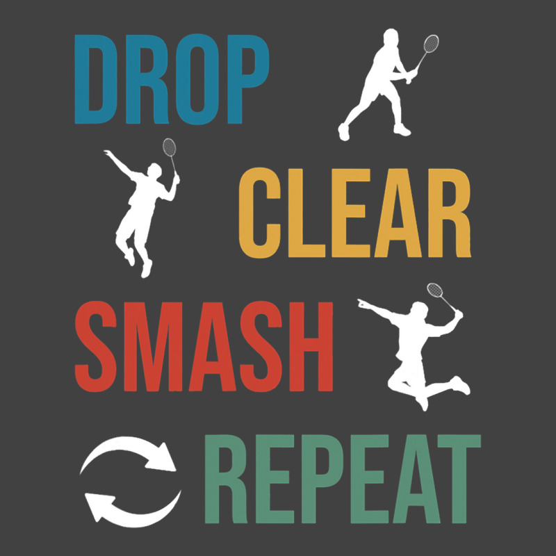 Badminton Drop Clear Smash Repeat Club Vintage T-shirt | Artistshot