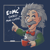 Energy = More Coffee Funny Einstein Theory Men Denim Jacket | Artistshot