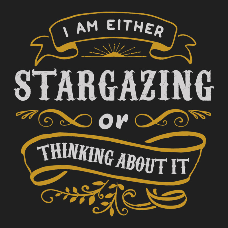 Astronomy T Shirt Either Stargazing Or Thinking Ab Ladies Polo Shirt by NouraMetcalf | Artistshot