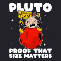 Amateur Astronomy Pluto Proof That Size Matters So Unisex Sherpa-lined Denim Jacket | Artistshot