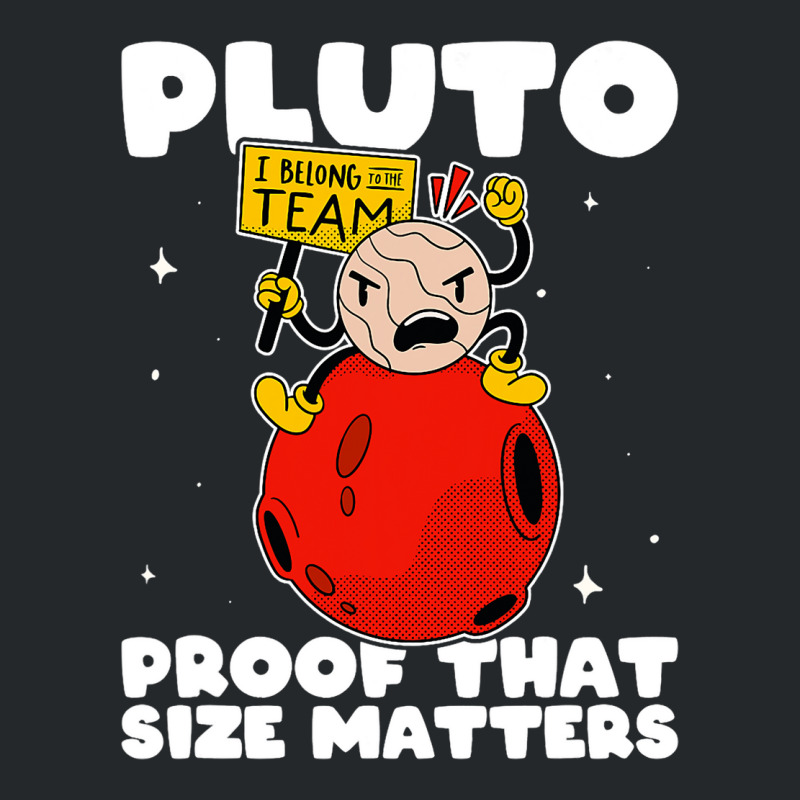 Amateur Astronomy Pluto Proof That Size Matters So Crewneck Sweatshirt by Happinessit | Artistshot