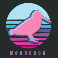 American Woodcock Bird Retro Vaporwave Unique Bird Women's Triblend Scoop T-shirt | Artistshot