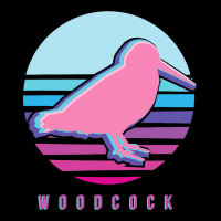 American Woodcock Bird Retro Vaporwave Unique Bird Cropped Sweater | Artistshot