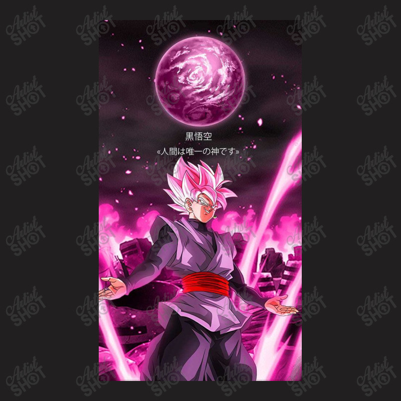 Goku Blue Hair, Nying,goku Black Rose, Otaku T-Shirt by Lowe | Artistshot