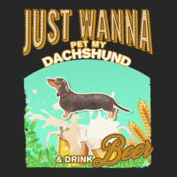 Black Tan Dachshund T  Shirt Dog Owner, Just Wanna Pet My Black & Tan Women's Pajamas Set | Artistshot