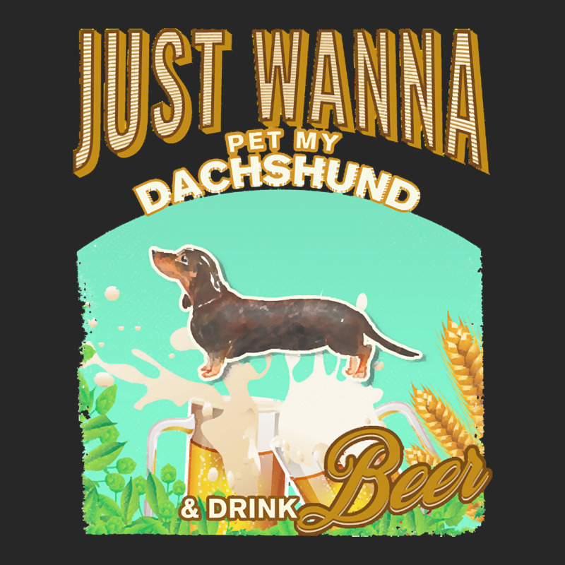 Black Tan Dachshund T  Shirt Dog Owner, Just Wanna Pet My Black & Tan Women's Pajamas Set by jacquesjaskolski722 | Artistshot