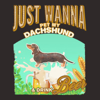 Black Tan Dachshund T  Shirt Dog Owner, Just Wanna Pet My Black & Tan Racerback Tank | Artistshot