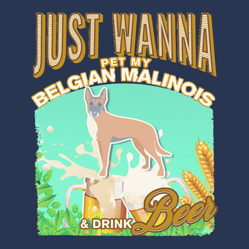 Belgian Malinois T  Shirt Dog Owner, Just Wanna Pet My Belgian Malinoi Ladies Denim Jacket by marvinhaylee169 | Artistshot