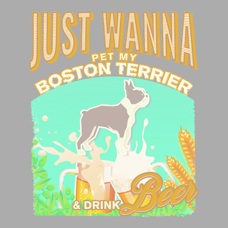 Boston Terrier T  Shirt Dog Owner, Just Wanna Pet My Boston Terrier & Men's T-shirt Pajama Set | Artistshot