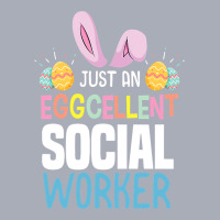 Eggcellent Social Worker Easter Egg Bunny Ears Tank Dress | Artistshot