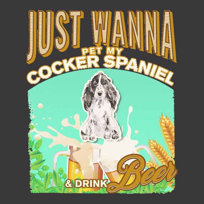 Cocker Spaniel T  Shirt Dog Owner, Just Wanna Pet My Cocker Spaniel & Ladies Curvy T-Shirt by marvinhaylee169 | Artistshot